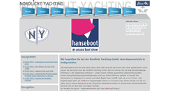 Desktop Screenshot of hanse-yachts.de
