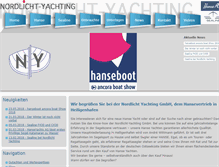 Tablet Screenshot of hanse-yachts.de